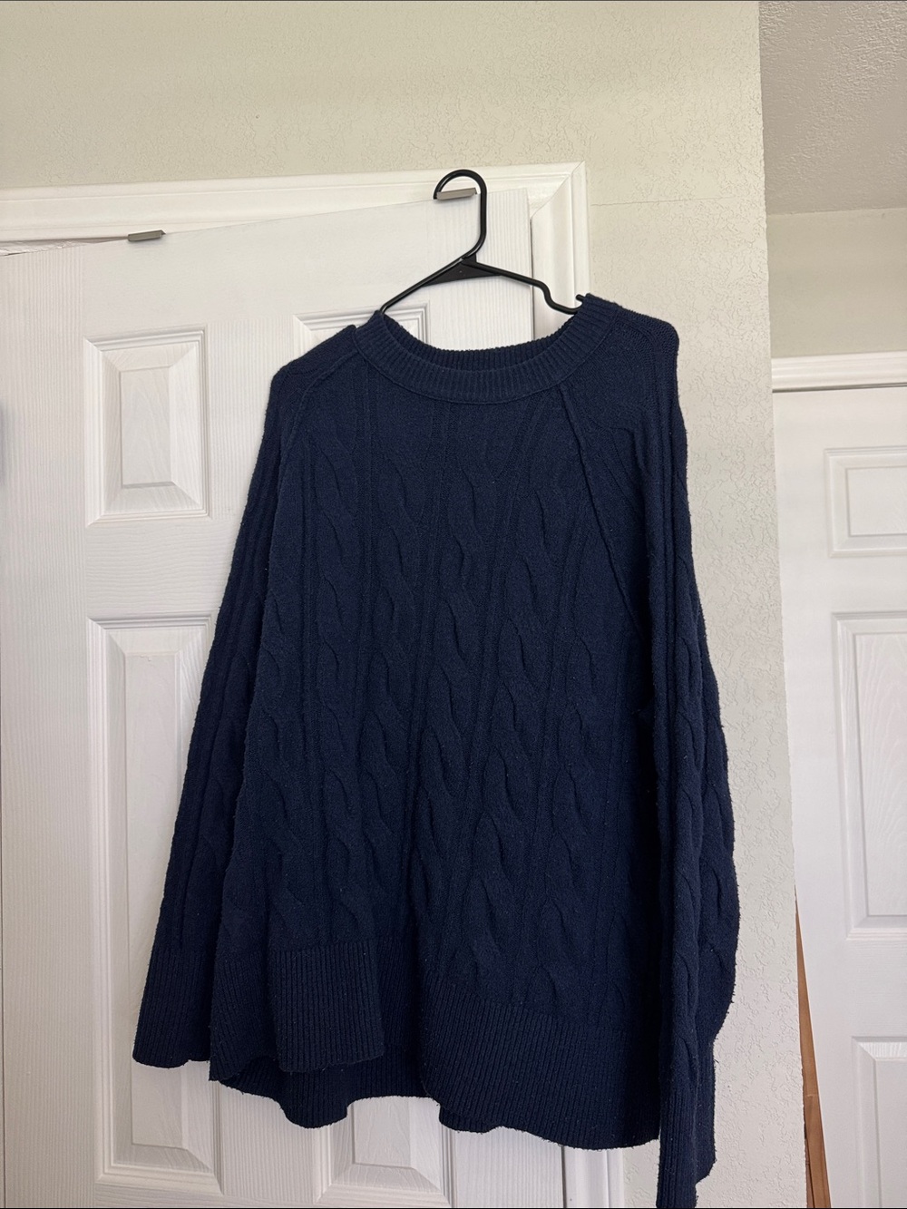 aerie - Navy Textured Knit Sweater